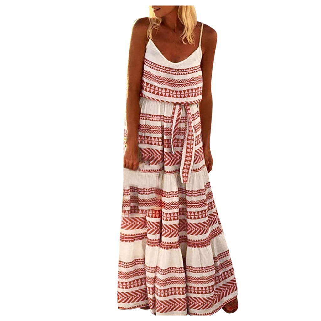 spaghetti strap beach dress