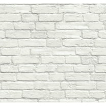 Industrial Faux Brick Prepasted Wallpaper