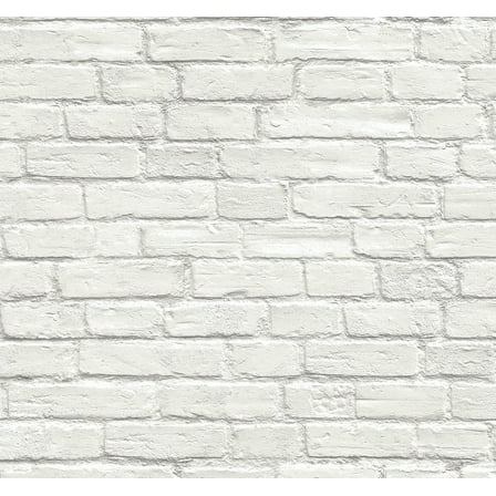 Industrial Faux Brick Prepasted Wallpaper