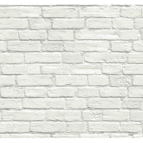 Industrial Faux Brick Prepasted Wallpaper