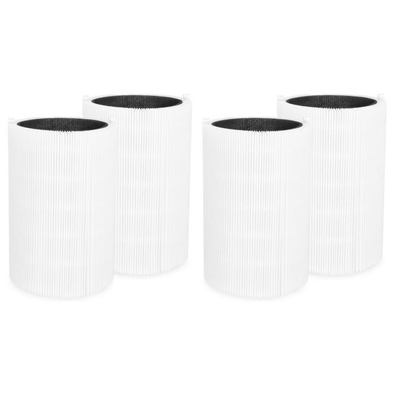 4 Packs of Blue Pure 411 Replacement Filters for Blue Pure 411, 411 & MINI Air Purifiers,4 x Air Purifiers Filters,white