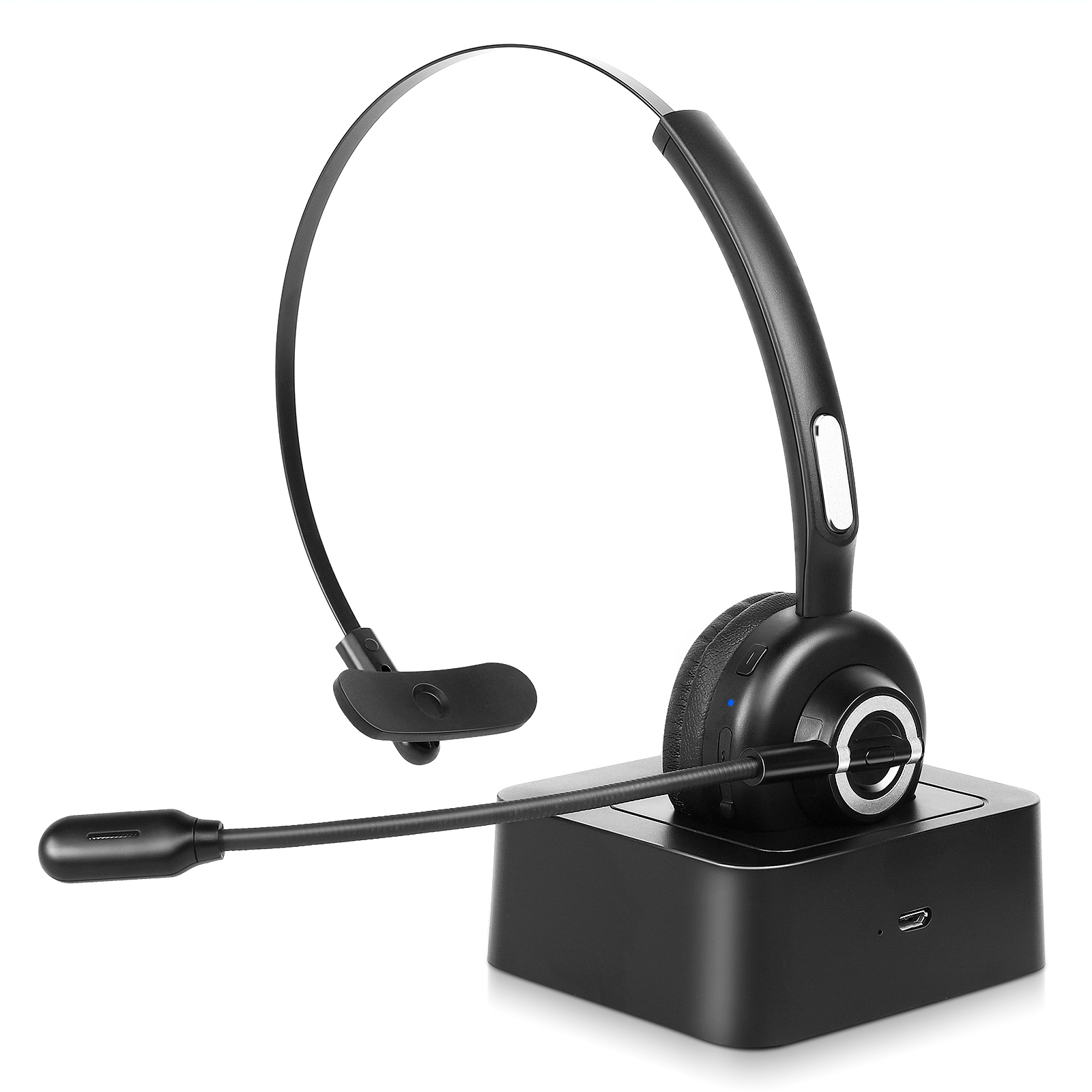Comfortable Bluetooth Headset, UXM97 Wireless Headset with Microphone