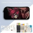 thumbnail image 4 of Demon Alastor Hazbin Hotel Backpack With Lunch Bag Pencil Case Set Schoolbag Laptop Backpack Lunch Box Pen Bag 3 Pieces Set, 4 of 9