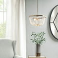 thumbnail image 5 of Gracie Mills Lyla Graceful Radiance 2-Light Beaded Chandelier - GRACE-14743, 5 of 5