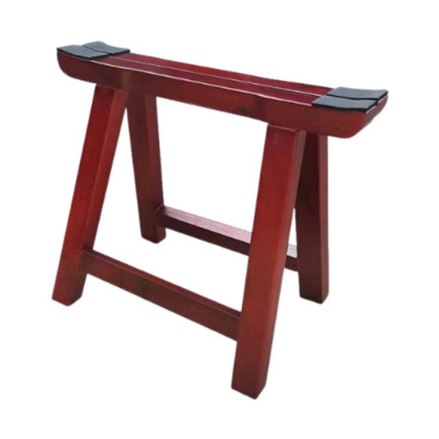 lionlar Support en Bois Guzheng Robuste Stable pour Débutant Voyage Rouge