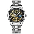 thumbnail image 4 of Reloj de cuarzo especial para hombre, reloj multifunción resistente al agua con diseño de camarones Hollow Concept, 4 of 6