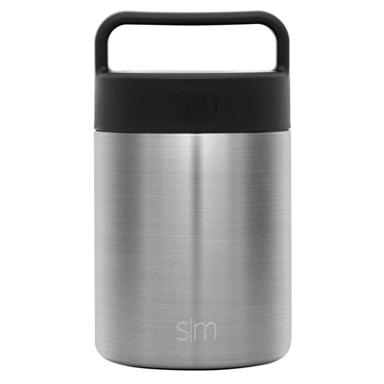 Simple Modern Provision Insulated Thermos Food Jar Stainless Steel Leak Proof Storage Lunch Container, 12oz Lid, Blush