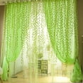 thumbnail image 1 of Cortina de Ventana Floral Ehuebsd Estilo pastoral verde, 1 of 7