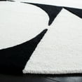 thumbnail image 3 of SAFAVIEH Rodeo Drive Eliza Abstract Area Rug, Ivory/Black, 6' x 6' Round, 3 of 8