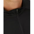 thumbnail image 5 of Hanes Cool DRI Men's Quarter Zip Pullover Black S, 5 of 6