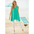 thumbnail image 6 of Woman Within Plus Size Sleeveless Hanky Hem Tunic, 6 of 6