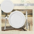 thumbnail image 3 of Ambesonne Beige Place Mats Set of 4, Wild Leopard, Standard Size, Beige and Brown, 3 of 6
