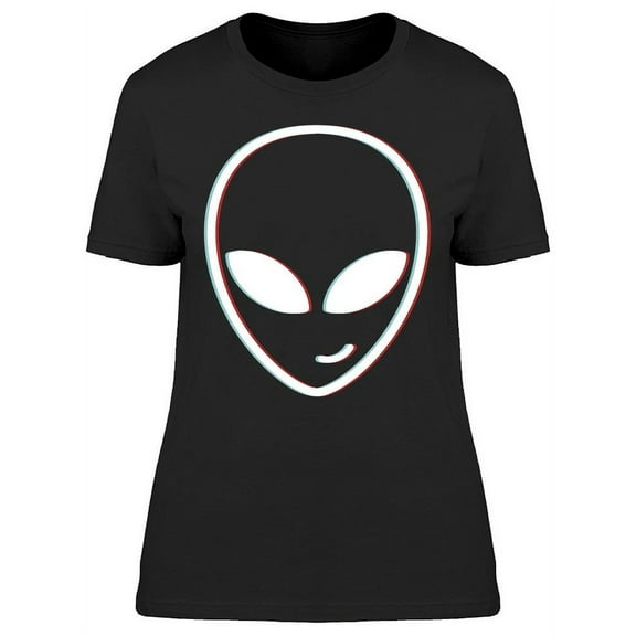 Graphic Alien Face Women's T-shirt