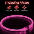 thumbnail image 3 of Led Dog Collar - Usb Rechargeable Light Up Dog Collar Glow In The Dark Led Luminous Collar, 3 of 5