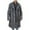 Dark Gray-A, variant on Penkiiy Men’s Faux Fur Long Coat Winter Warm Thicken Jacket Cardigan Fluffy Soft Plush Outerwear Overwear S-4XL Faux Fur Coat Men Brown