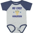 thumbnail image 3 of Inktastic My First Hanukkah Celebration Boys or Girls Baby Bodysuit, 3 of 5