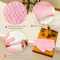 thumbnail image 4 of EvridWear Exfoliating Bath Gloves for Woman Girl 3 Pairs 3 Level (White, Pink, Hot Pink), 4 of 10