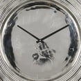 thumbnail image 4 of DecMode 24" Silver Aluminum Wall Clock, 4 of 13