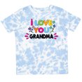 thumbnail image 3 of Inktastic I Love You Grandma with Flowers Girls Toddler T-Shirt, 3 of 5