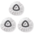 thumbnail image 1 of Mop Replacement Head [Pack of 3], Replacement Head Accessories, EasyWring & Clean Replacement Head Accessories, Replacement Mop Compatible with Vileda/O-Cedar, Ideal for Tiles and Laminate (White), 1 of 6
