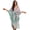 Hummingbird Floral Pink Green, variant on SEANATIVE Caftans for Women Beach Cover Up Swimsuit Coverups Swimwear Kaftan Caftans Plus Size Batwing Sleeve Swimsuit Coverup V Neck Summer Beach Dress, Highland Cow Cactus Pattern