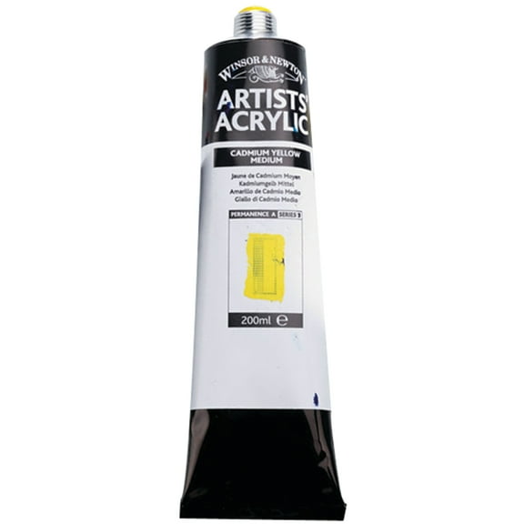 Winsor & Newton Artists' Acrylic Color, 200ml Tube, Burnt Umber