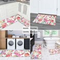 thumbnail image 5 of Pioneer Flower Floral Print Pattern Kitchen Rugs Sets Of 2,Anti Fatigue Kitchen Mat Rugs Non Slip Washable,Decorative Kitchen Floor Mats for Kitchen,Sink,Laundry,17"x30"+17"x47", 5 of 7