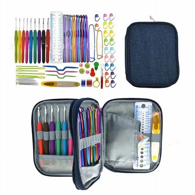 1/2/3PCS Styles Crochet Hooks Set Sewing Needle Knitting Needle Set Crochet Needles For Knitting Weave Sweater Craft Yarn Tools