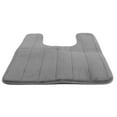 thumbnail image 4 of Amosfun Bathroom Anti-Skid Rug Memory Foam Dark Grey Soft Comfortable Easy to Clean, 4 of 6
