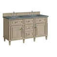 thumbnail image 2 of James Martin Vanities 60" Double Vanity, Light Natural Oak w/ 3 CM Parisien Bleu Quartz Top, 2 of 7