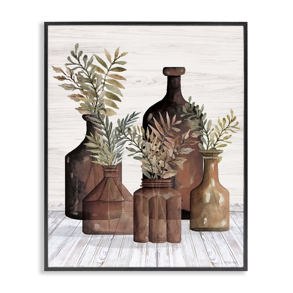 Stupell Industries Rustic Lodge Black Framed Giclee Art, 11 x 14, by Cindy Jacobs