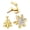 3pcs, variant on Ruanlalo Christmas Napkin Rings Alloy Snowflake Elk Tree Napkin Holders Decorative Napkin Rings for Holiday Dining Table Decoration