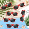 thumbnail image 4 of Gafas de Sol NEBURORA Neon Rojo Retro Colorido para Fiesta x12 Adultos, 4 of 7