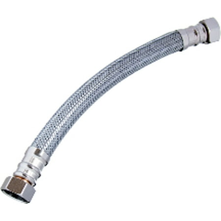 line supply water stainless heater steel braided fluidmaster inch walmart