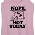 thumbnail image 3 of Peanuts - Joe Cool Nope Not Today - Women's Racerback Tank Top, 3 of 6