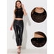 thumbnail image 2 of Top corto de malla con estrellas para mujer, cuello alto, sin mangas, transparente, camiseta sin mangas para fiesta Negro L, 2 of 5