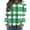 Army Green Sweatshirt, variant on YUGYXL Womens Sweatshirt Plaid Check Crewneck Top Long Sleeve Loose Fit Pullover Casual Fashion Weekend Sweatshirt Army Green Sweatshirt M