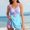 Pink, variant on Otvok Womens Tankini Sets 2 Piece Tummy Control Bathing Suits with Boyshorts Modest Loose Fit Athletic Swimwear S Pink