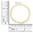 thumbnail image 4 of 14K Yellow Gold 4.0 Cttw "X"-Link Round-Cut Diamond Bracelet (I-J Color, SI2-I1 Clarity) - Size 7.25, 4 of 6