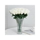 thumbnail image 1 of 20pcs Red Artificial Roses, Silk Flowers, Fake Flowers For Living Room Decoration, Wedding Accessories, Valentine'S Day Gifts (Vase Not Included), 1 of 4