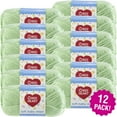 thumbnail image 2 of Red Heart Soft Baby Steps Yarn 12/Pk-Baby Green, 2 of 3