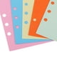 thumbnail image 3 of 5 piezas de papel Kraft Tabett planificador cuaderno divisor página de índice con 6 agujeros Multicolor, 3 of 9