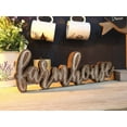 thumbnail image 3 of Parisloft Rustic Farmhouse Script Cutout Table Top Freestanding Sign, 3D Farmhouse Word Art Accent Decor 15.75x1x5.25 Inches, 3 of 6