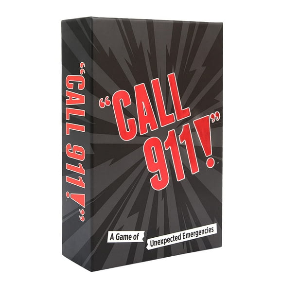 Call 911! | A Family Game of Unexpected Emergencies | Family Card Games for Adults & Kids, 200 Emergency Prompts | Fun Card Games for Family Game Nights, & Parties | Ages 14 Up