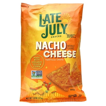 Late July, Snacks, Tortilla Chips, Nacho Cheese, 7.8 oz