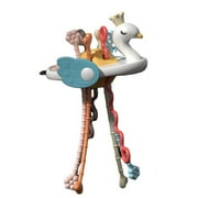 Montessori Toys Food Grade Silicone Pull String Activity Toy Sensory Toys for Toddlers Travel Toys for Babies Baby Toys Fine Motor Skills Toys Gift for 12m+