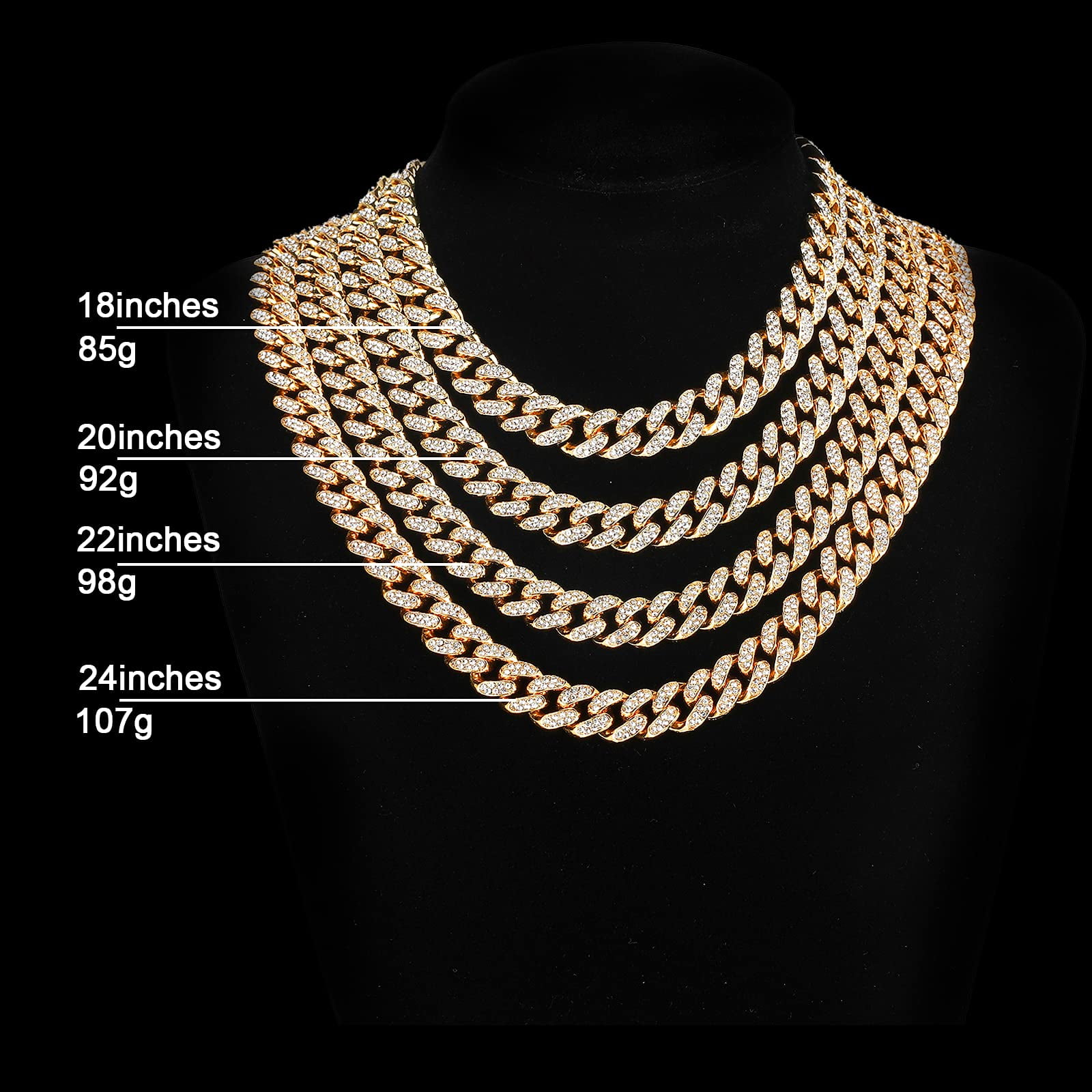 14K Rose Gold Real Diamond Miami Cuban Link Chain Hip Hop Full Iced Out  Luxury Chain at Rs 7899999/piece, Diamond Chain in Surat