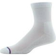 thumbnail image 4 of MediPEDS Quarter Socks with Non-Binding Top and Cushion, Multipairs, White (4-Pairs), Shoe Size: Men's 7-12 Women's 10-13, 4 of 5
