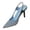 Blue, variant on Female Sparkly Sandals for Women 2024 Spring and Autumn New Silk Pointed Toe Single Shoes Slim Heel Sandals Sandals Women Heels Black Heel Sandals for Women
