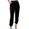 thumbnail image 2 of Pantalones elásticos ajustados para mujer, pantalones ajustados para mujer, pantalones casuales ajustados con cintura elástica y puños ajustados, valor inmejorable, 2 of 5